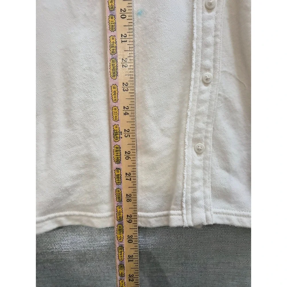 Aerie Love This Moment Shirt Womens Medium Beige Button Down Chest Pocket Winter
